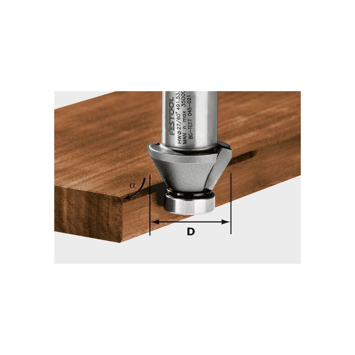 Fraises à chanfreiner HW HW 60°-OFK 500