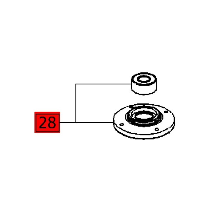 Flasque/Bride ETS 125 E ET-BG - FESTOOL - 499233