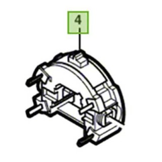 Interrupteur, porte-charbons 2 615 298 786 Dremel 395, 396