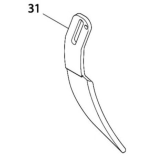 Couteau diviseur scie Makita 5704R, 5705R, BSR730 - 165094-3