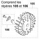 ROUE POLAIRE CPL. - Makita EK6100 - 143450-7 / 315141100