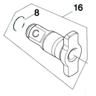 Enclume boulonneuse Makita DTW190 - 135796-5