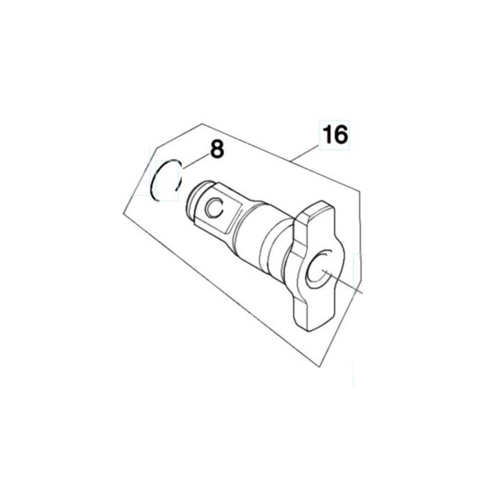 Enclume boulonneuse Makita DTW190 - 135796-5