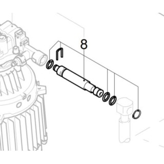 Kit de refoulement nettoyeur Makita HW132 - 42693
