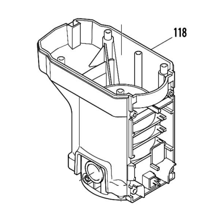 Carter moteur Makita HR4000C - 159950-7