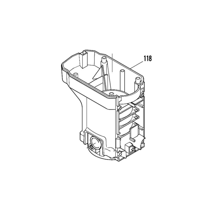 Carter moteur Makita HR4000C - 159950-7