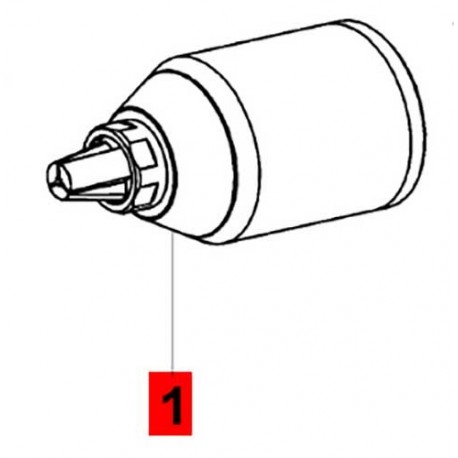 Mandrin Protool DRP 13-2 EAQ, PDP 20-2 EAQ, PDP 24-2 EAQ - 618345