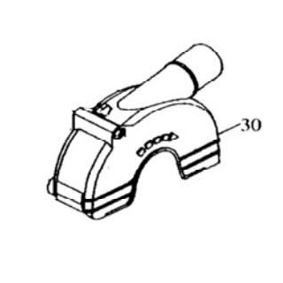 Carter d'aspiration rainureuse Makita SG150 - B50831