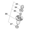 Rotor perforateur Makita DHR280, DHR281, DHR283