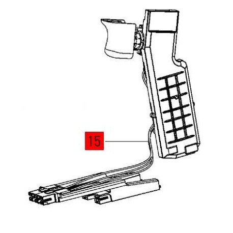 Interrupteur, électronique, porte batterie BHC 18 - FESTOOL - 10011986