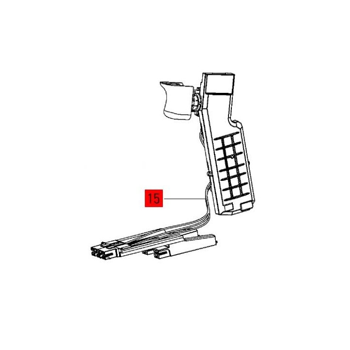 Interrupteur, électronique, porte batterie BHC 18 - FESTOOL - 10011986