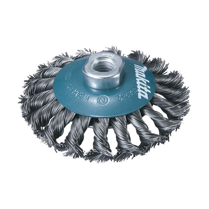Brosse à fils acier torsadés pour meuleuse - Makita - D-39883