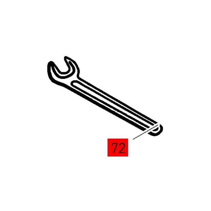 Clé de 19 Festool OF 1010, MFK 700 - 772049