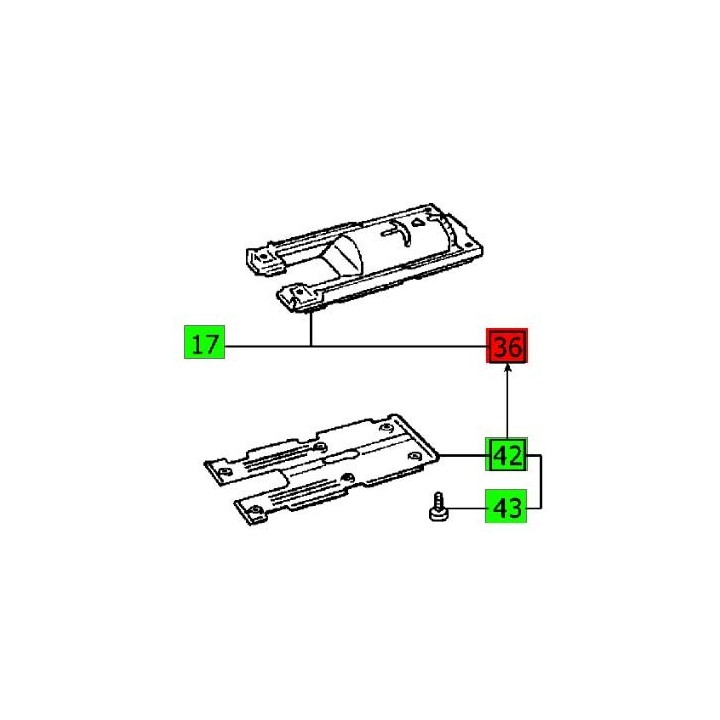 Semelle complète PS 200 E - FESTOOL - 496114