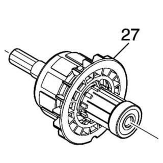 Induit 619553-4 visseuse à choc Makita DTD156