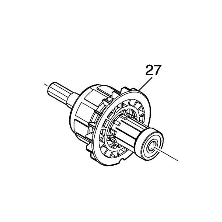 Induit 619553-4 visseuse à choc Makita DTD156