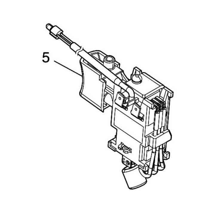 Interrupteur 632P54-1 visseuse à choc Makita DTD156