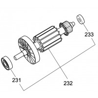 Induit Makita LS0815FL