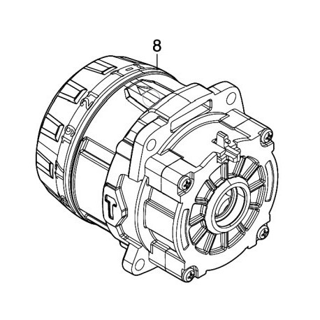 Boîte de vitesse perceuse Makita DHP486 - 122A92-6, 127698-9, 122B68-9, 122D48-7