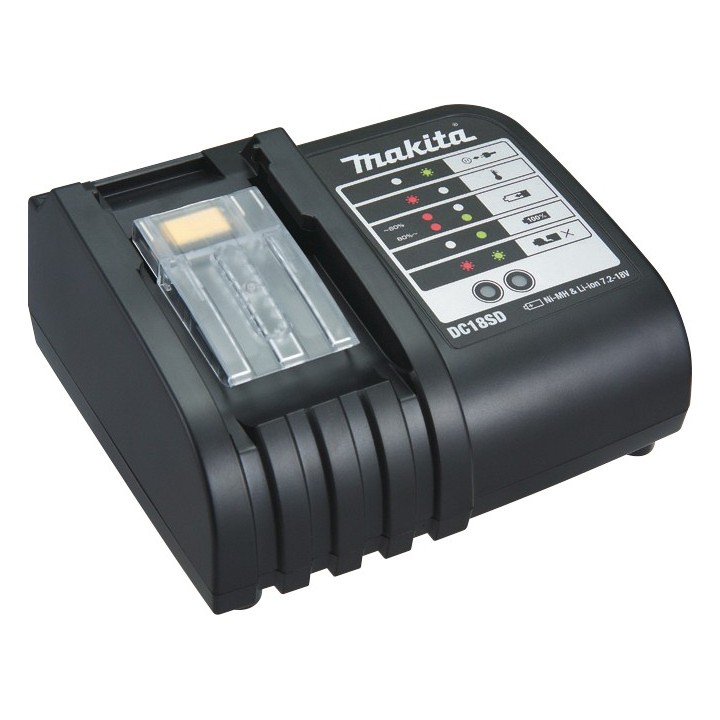 Chargeur Makita Li-Ion, Ni-Mh 9,6 à 18 V - DC18SD