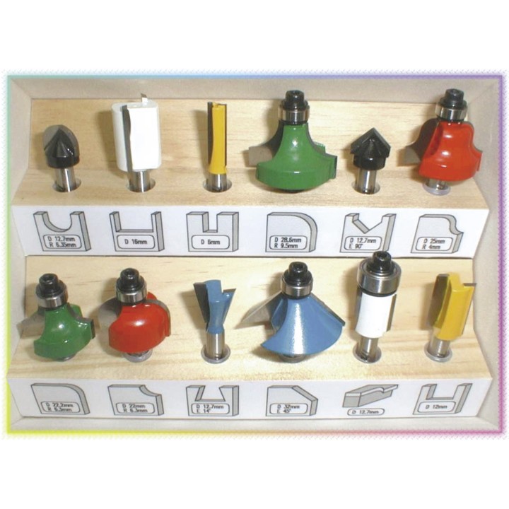 FRAISES 6MM (12PCS/SET)