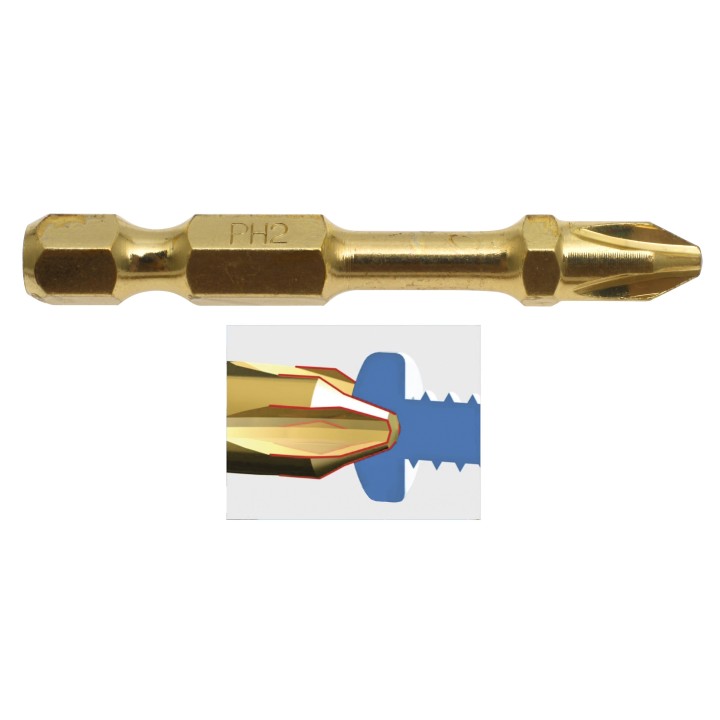 EMBOUT POUR ACIER PH2-50