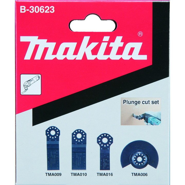 Ensemble de 4 outils oscillants Makita