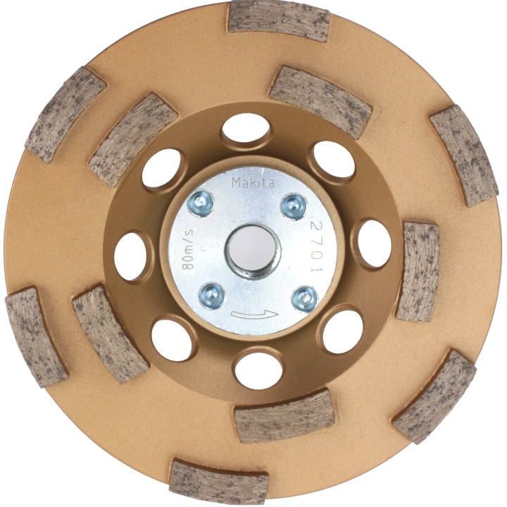 PLATEAU DIAMANT FAIBLES VIB. TOUS TRAVAUX 125 MM