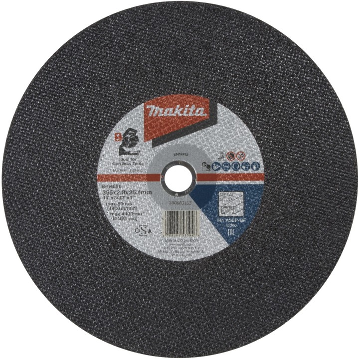 DISQUE A TRONC METAL FIN/SPE BATT 355x2,5x25,4MM