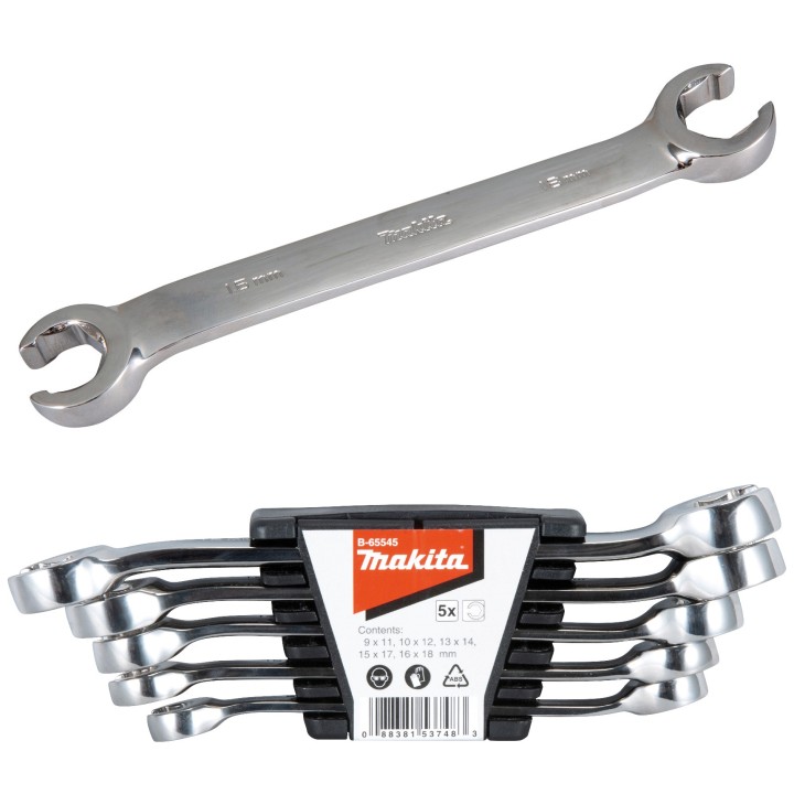 ENSEMBLE CLES PLATES, 5PCS