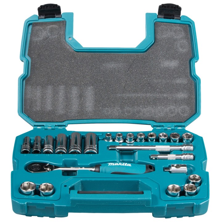 ENSEMBLE CLE A CLIQUET 3/8" 23PCS