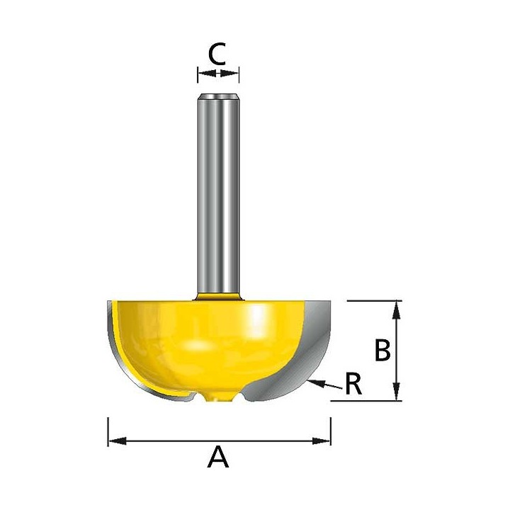 FRAISE A CANELER 4R Q6