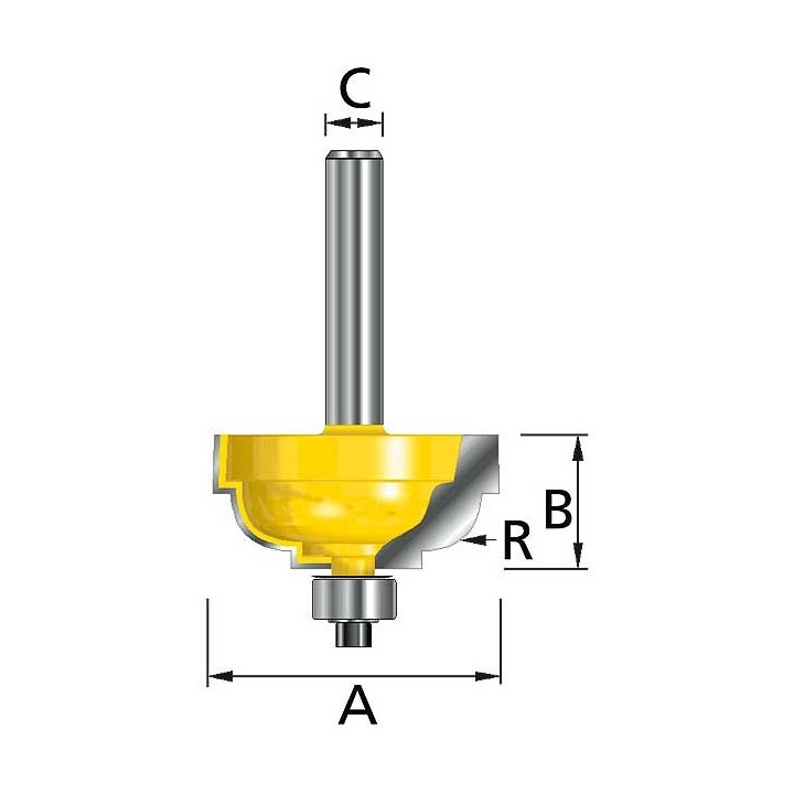 FRAISE CONGE CARR Q 6 DIA 26