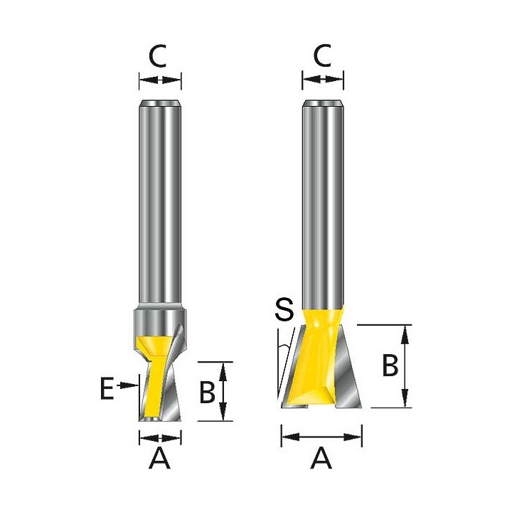 FRAISE QUEUE ARONDE Q8 D12.7
