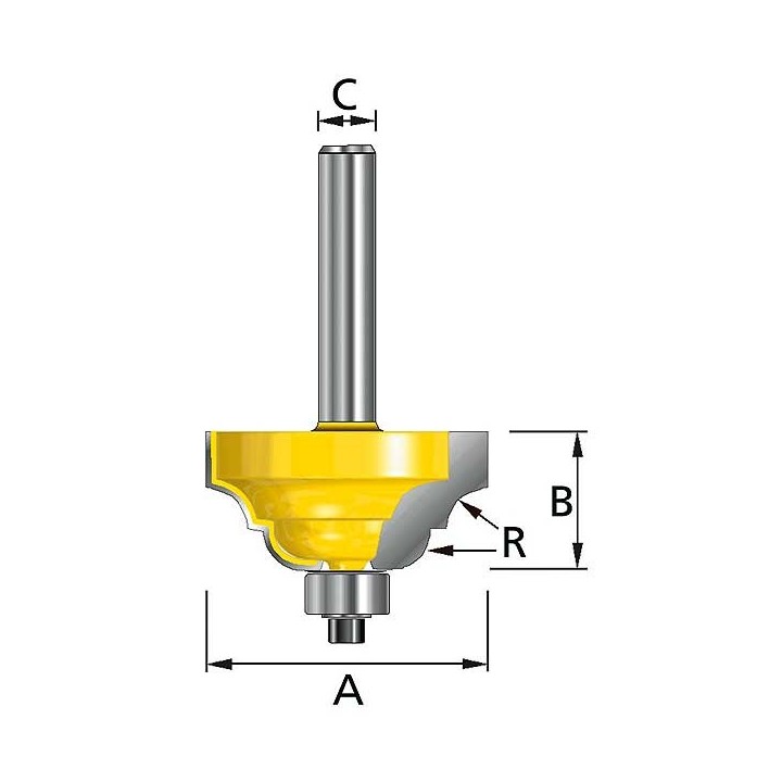 FRAISE A PROFILER D25.4 Q8