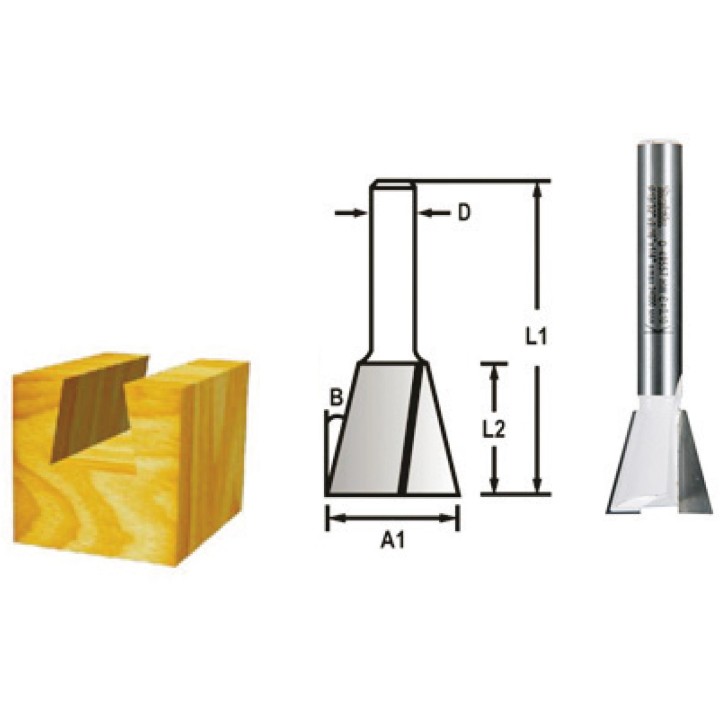 FRAISE QUEUE ARONDE Q8 D6,35