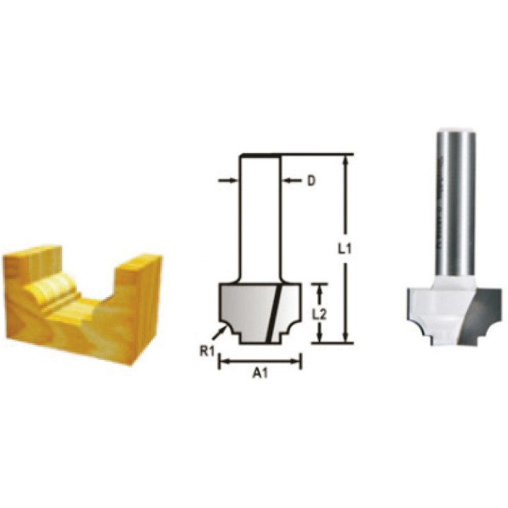 FRAISE MULTIPROFIL Q8 D12,7