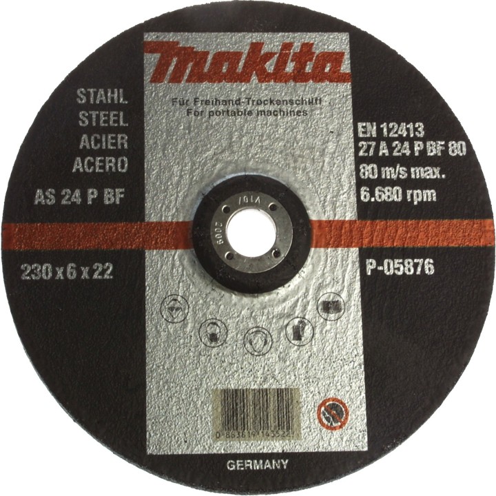 MEULE EMET 230X22X6.4 1P