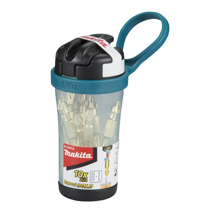 COFFRET PLASTIQUE 10 x EMBOUTS DOUBLE PH2