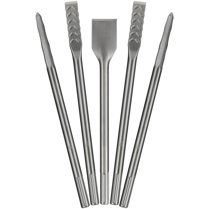 PACK DE 5 BURINS PREMIUM SDS-MAX