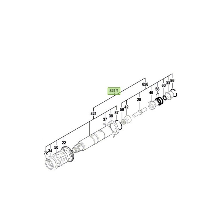 Porte outils perforateur burineur Bosch GBH 3-28 DRE - 1 617 000 693