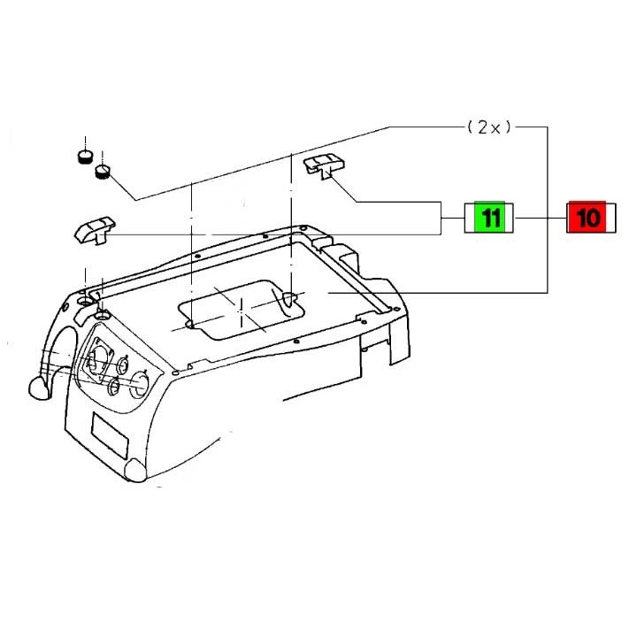 Capot aspirateur Festool CT 11, CT 22, CT 33, CT 44, CT 55 - 454966