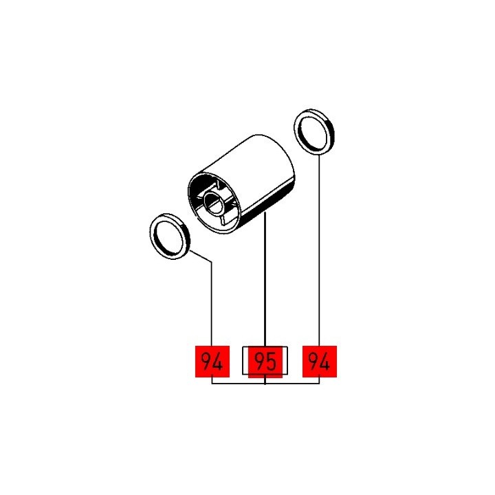 Rouleau ponceuse à bande Festool BS 105 - 490933
