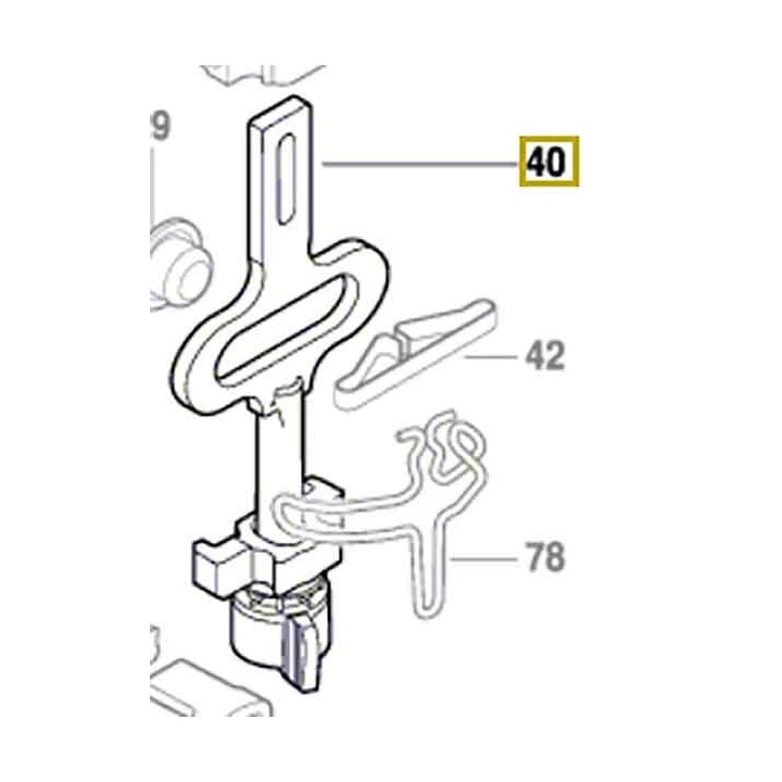 Tringle de course 2 600 780 191 scie sauteuse Bosch GST 18 V-LI B, GST 18 V-LI S
