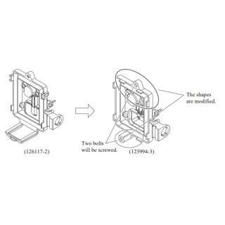PLAQUE DE FILTRE CPL - Makita/Dolmar - 123994-3, 126117-2