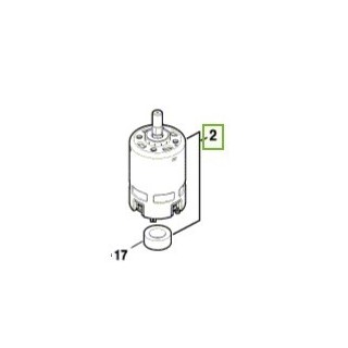 Moteur Bosch GBH 36 V-LI Plus, GBH 36 VF-LI Plus - 1 607 022 672