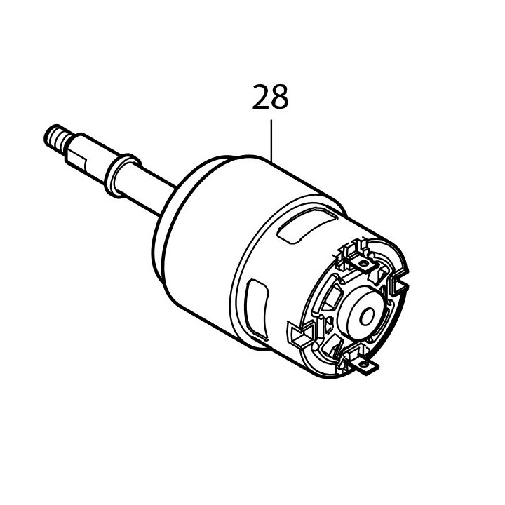 Moteur vibreur Makita BVR450, DVR350, DVR450, DVR850 - 629947-5