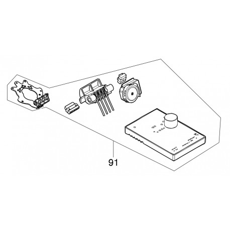 Contrôleur 620815-5 perforateur Makita DHR280, DHR281