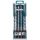 Coffret 4 Forets SDS-Plus 2 taillants - D-74136 - Makita