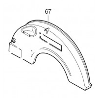 Carter alu fixe lame Makita 5143R - 415817-2